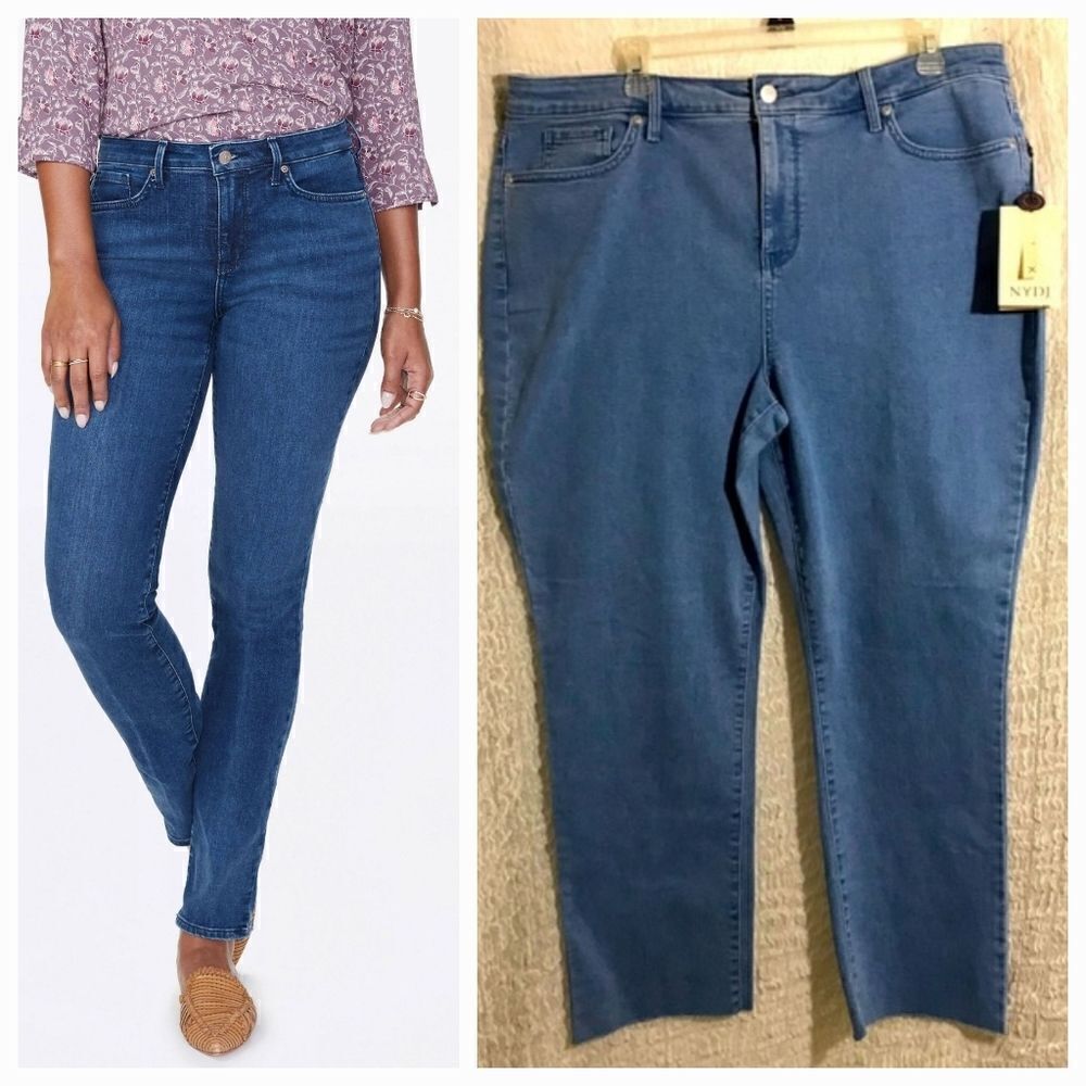 NYDJ Sheri Slim Blue Jeans Size 18
